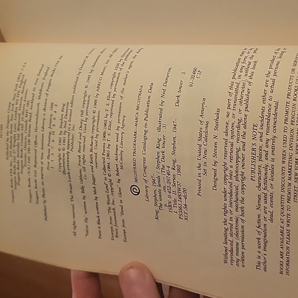 Stephek King THE WASTELANDS & WOLVES OF THE CALLA Set of 2 Books. - Picture 7 of 10